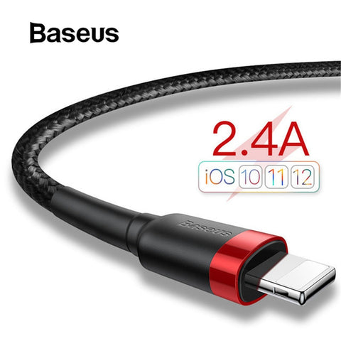 USB Cable for iPhone Xs Max  X 8 6 6s 2.4A