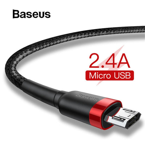 1m 2m Micro USB Cable for Xiaomi Redmi Note 5 Pro 4 Samsung S7 M