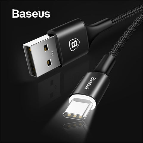 Charging With Lighting USB Type-C Cable